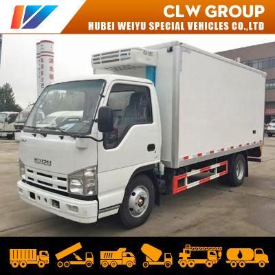 Isuzu Diesel Engine Freezer Refrigerated Box Truck Thermo King 3t 3tons Small Refrigerated Van Truck