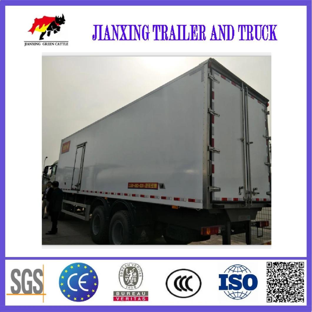 HOWO Dongfeng 6X4 Heavy Duty Refrigerated Trucks 10 Wheel Freezer Cooling Van Box Truck for Seafood Transport