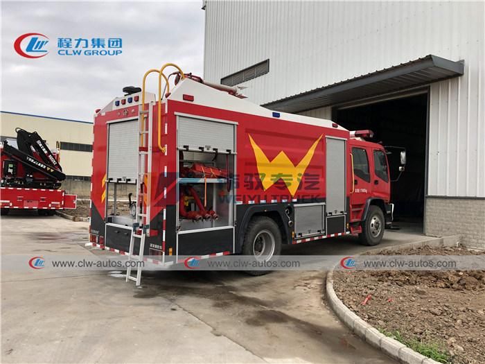 Isuzu Fvr 240HP 4tons Water 2tons Foam Fire Truck 6tons Fire Fighting Trucks for Chile