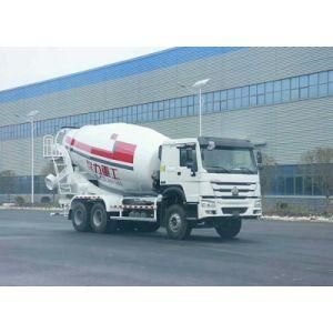 Mobile Concrete Mixing Truck 380HP Brand HOWO 6X4