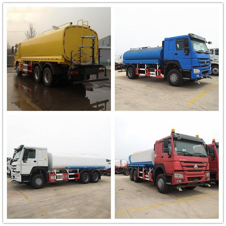 336HP 15m3 HOWO Water Tanker Truck for Sale