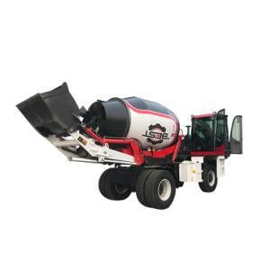 Automatic Water Self Loading 5 Cubic Meters Concrete Mixer Truck
