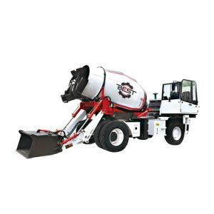 Bst 4 Cubic Concrete Mixer Machine/Self Loading and Feeding Mixing Truck for 24 Hours Working