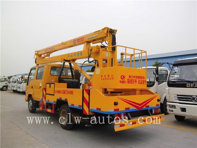 4X2 Isuzu 18 Meters Truck Mounted Aerial Work Platforms Aerial Platform Aerial Bucket Trucks