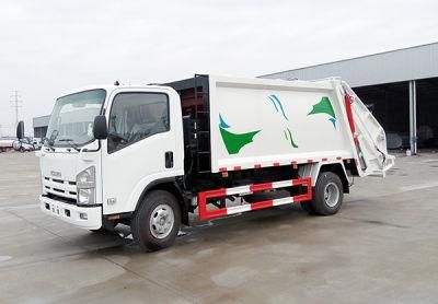 Japanese Brand 4X2 90HP Self Dumping Garbage Compactor Truck