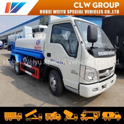 3000L Forland 3ton Mini Water Bowser Vehicle 3t Watering Cart Truck