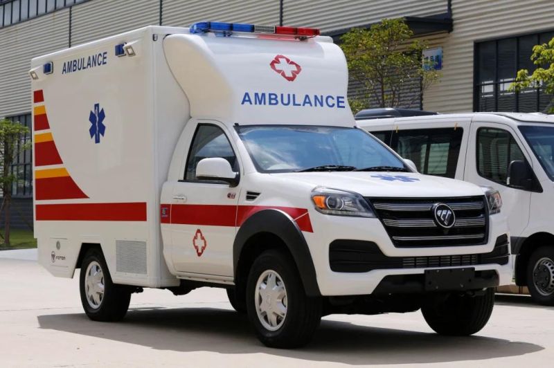 Foton 4X4 Ambulance Vehicle Emergency Monitoring Emergency Medical Hospital Ambulance Car Price for Sale