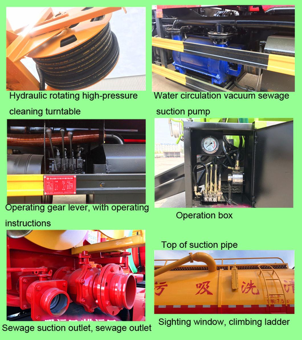 DFAC 10000liters Vacuum Sewage Suction Tank Truck