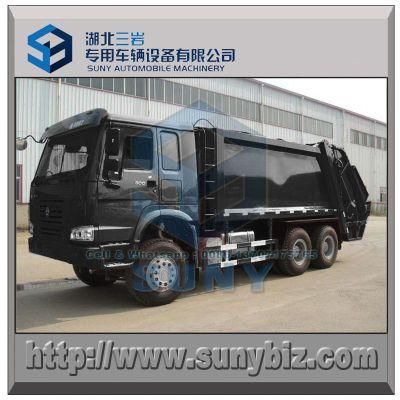 HOWO 6X4 Garbage Truck 15 Cbm Refuse Compactor Truck