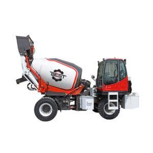 3.0m3 Self Loading Concrete Mixer Truck with Hydraulic Pump Factory Price for Sale