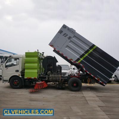 Light Duty High Pressure Road Washing and Sweeping Truck Vacuum Road Sweeper Truck