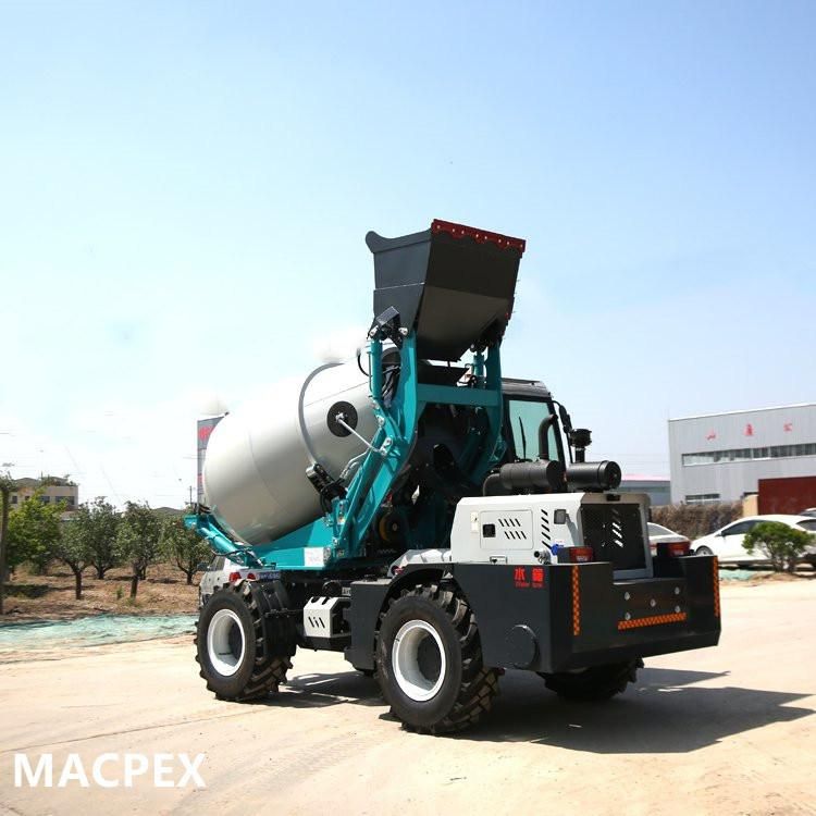 Self Feeding Concrete Mixing Truck with 1.0/1.2/1.5/1.8/2.0/2.5/3.5/4.0 M3 Volume