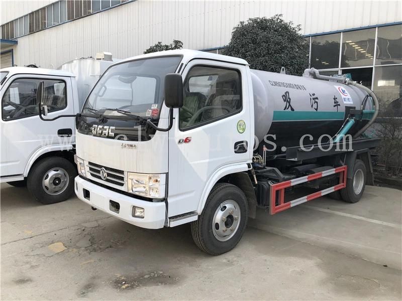 Dongfeng 4X2 Duolika Small Vacuum Suction Tank Truck Sewer Suction Truck