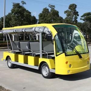 CE Open or Enclosed 14 Seats Electric Shuttle Bus for Airport (DN-14)