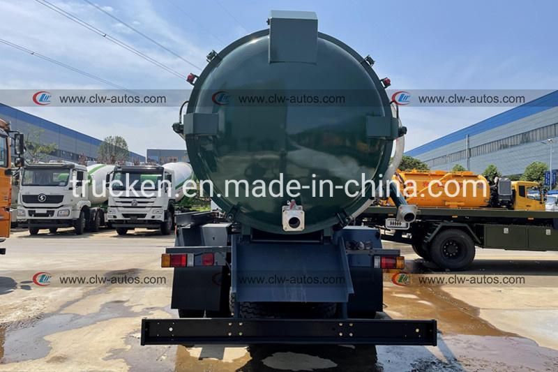 Japan 4X2 10000L 10cbm 10m3 Sewer Cleaning Septic Tank Truck Vacuum Sewage Suction Trucks