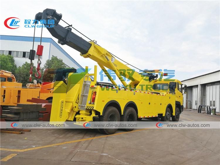 Dongfeng 30t 50t Heavy Road Rescue Recovery Vehicles Wrecker Tow Truck for Road Block Removal