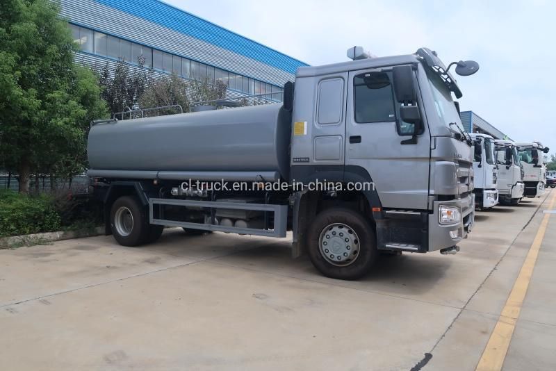 HOWO 4X2 15000liters 15m3 18m3 20m3 Water Tank Truck
