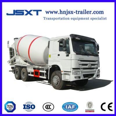 Jushixin Sinotruck HOWO 8cbm/10cbm/12cbm Concrete Mixer/Mixing Truck/Machine