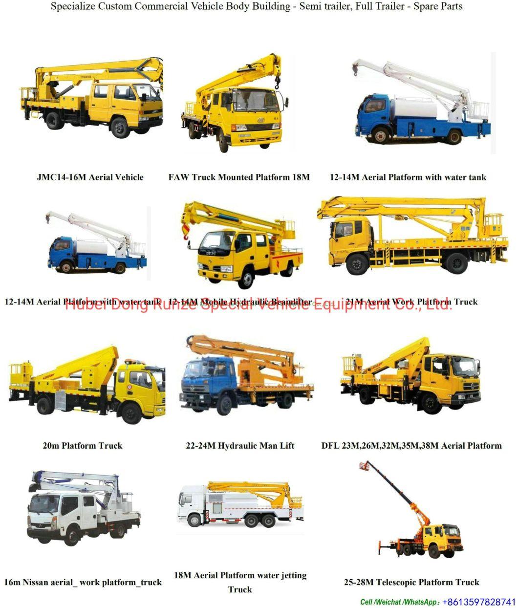 12-28m Rhd HOWO Light Diesel Aerial Bucket Truck