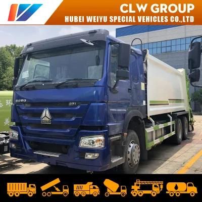 Heavy Duty HOWO 371HP City Garbage Collection 18cbm 20cbm 22cbm Rubbish Removal Waste Management Back Loader Garbage Truck