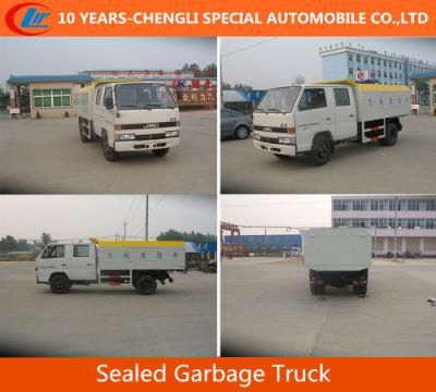 Hot Selling JAC 4*2 Sealed Rubbish Truck