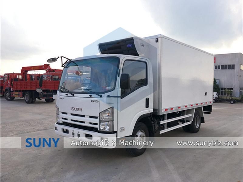 Isuzu Kv600 5t Fish Seafood Vegetable Food Transport Cooling Van Truck