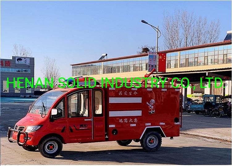 Electric Fire Engine Fire Fighting Truck with Door for Emergency