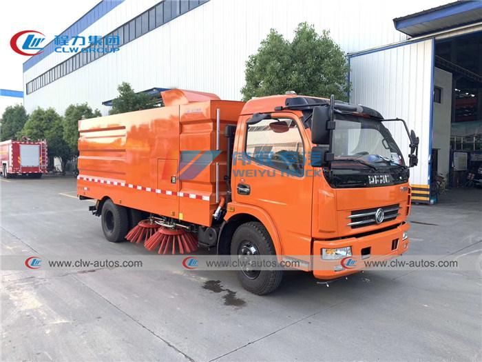 China Road Cleaning Truck 4X2 Vacuum Sweeping Truck Dongfeng Street Sweeping Truck