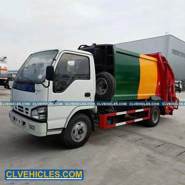New Isuzu 5000L Garbage Truck Garbage Compactor Truck