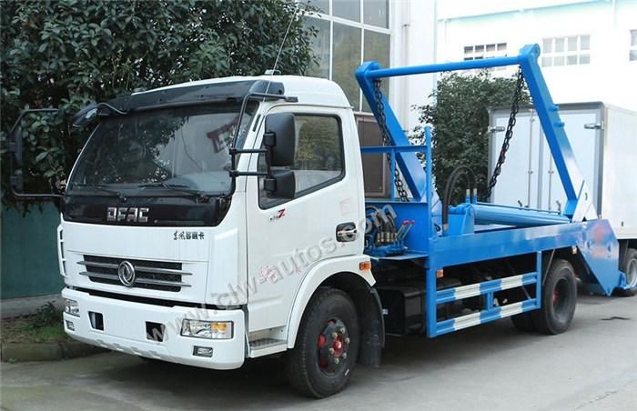 Dongfeng 4X2 5m3 5cbm Swing Arm Garbage Collection Truck for Waste Disposal