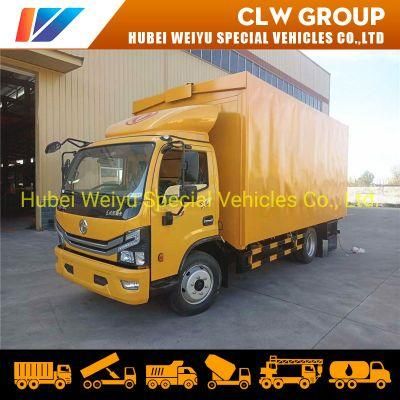 Dongfeng Duolicar 5tons 6tons 7tons 20cbm Double Wing Opeing Unfolding Van Cargo Truck