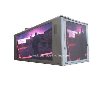 Good Quality Clw Brand LED Full Color P4 P5 P6 3 Side LED Advertising Van Box&#160; for Sale