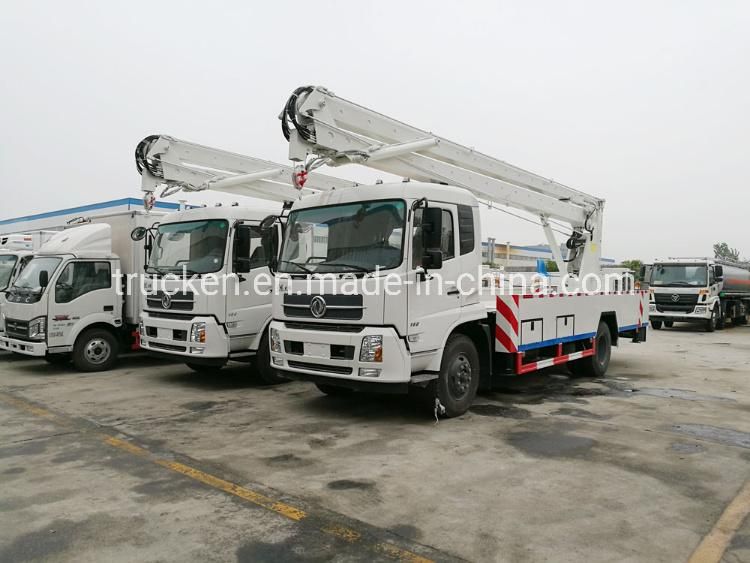 Bridge Maintenance Reqairing High Altitude Operation Truck 20meter Sky Lift Telescopic Boom Aerial Manlift Bucket Truck