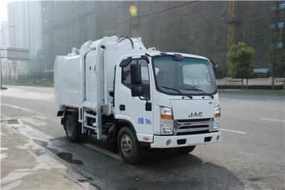 Aerosun 4.6cbm JAC Cgj5071zdje5 Compression Docking Garbage Truck
