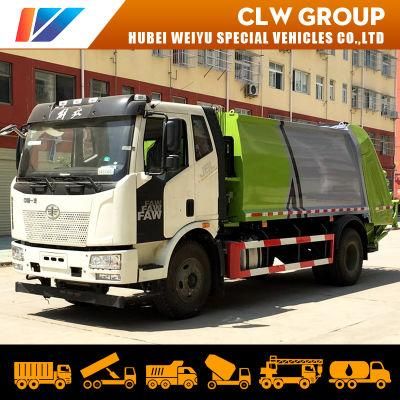 FAW 14m3/14cbm/14000liters Compressed Compactor Compact Garbage Truck