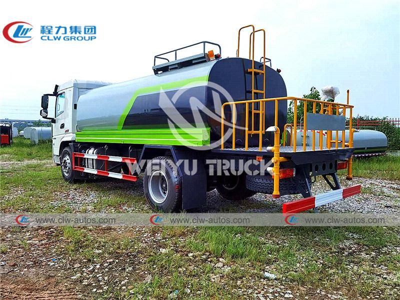Shacman 15000liters 15tons Water Bowser Truck Water Sprinkler Tank Truck Water Spraying Truck