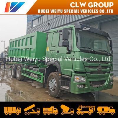 Sinotruk HOWO 336HP 20m3 Roll on Roll off Dumper Garbage Truck Hook Lift Loader Garbage Truck