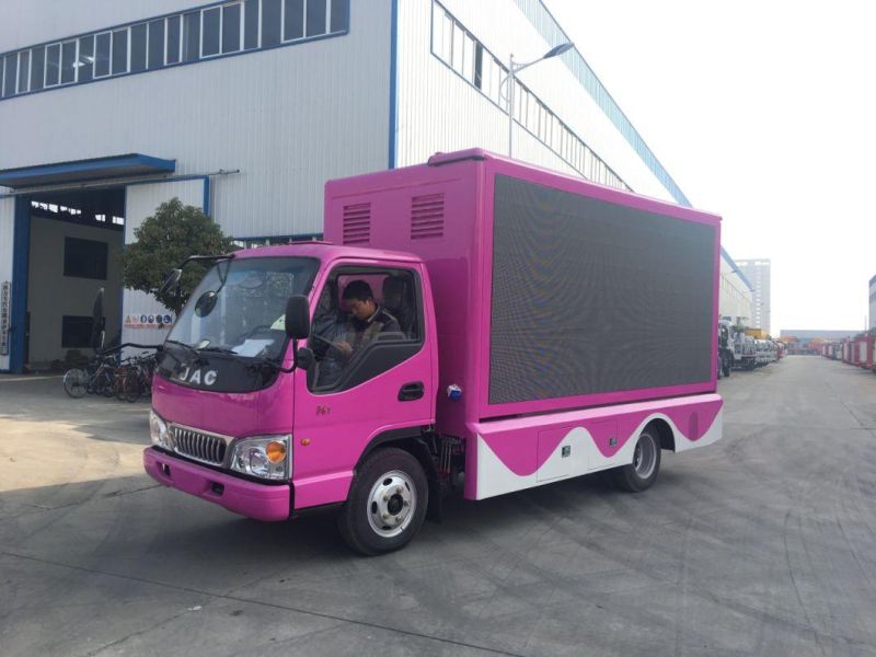 Factory Outlet Clw Brand JAC 4X2 P4 P5 P6 High Brightness Mobile LED Advertising Truck