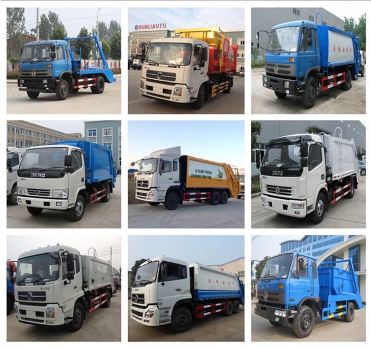 6 Wheel 5 Ton Hydraulic Arm Garbage Truck for Sale