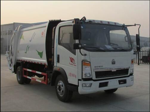 China Manufacturers 8 M3 Waste Collectrear L Oaded Garbage Truck Refuse Compactor Trucks Garbage Truck Garbage Refuse Compactor Waste Collect Truck