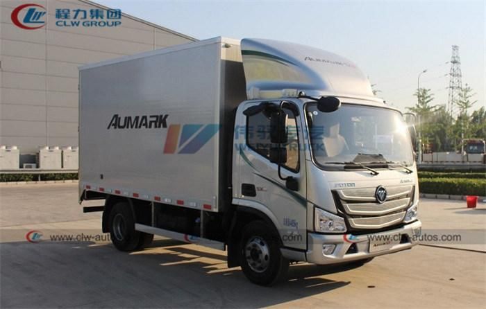 Foton 5 Tons Fresh Seafood Vegetables Vaccine Transport Refrigerated Vehicles Freezer Van Truck