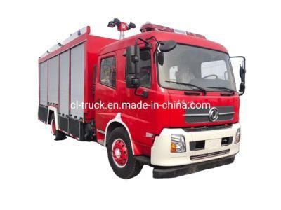 Low Price New Dongfeng HOWO Japan Isuzu F Serial 4X2 6m3 Water Tanker 2m3 Foam Water Tank Fire Fighting Truck Rescue Fire Engine Fire Truck