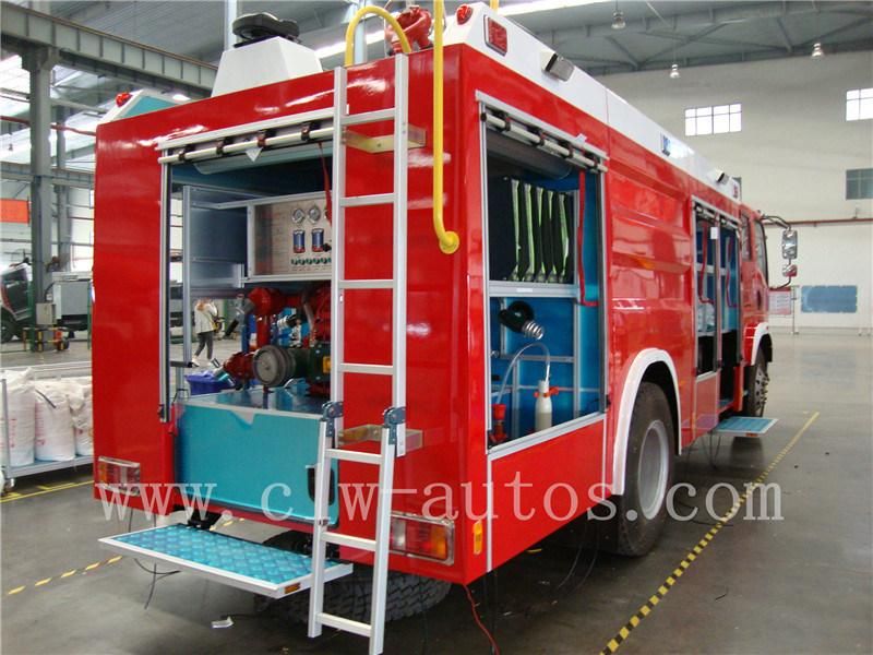 Sinotruk HOWO 4X2 6cbm 6000liters Fire Fighting Truck with Foam Water Tank