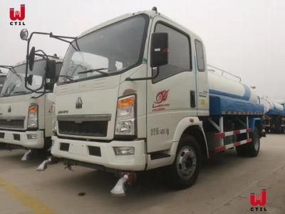 HOWO Sinotruk 4X2 Drive Cleaning Sprinkler Tank Truck