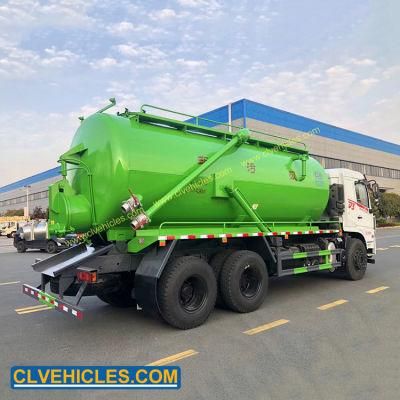 20000L Sewage Tanker Truck Dongfeng 6X4 20cbm Vacuum Suction Truck
