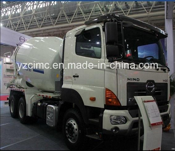 Japan Hino 700 6X4 Concrete Mixer Truck Cimc Drum 10m3 P11c-Uj