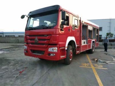 Factory Sale 4X2 Sinotruk HOWO 6000L Water and Foam Tanker Fire Truck