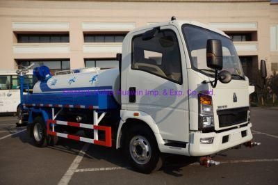 Sinotruk HOWO 4X2 5000 Liter Water Tanker Sprinkle Truck for Senegal