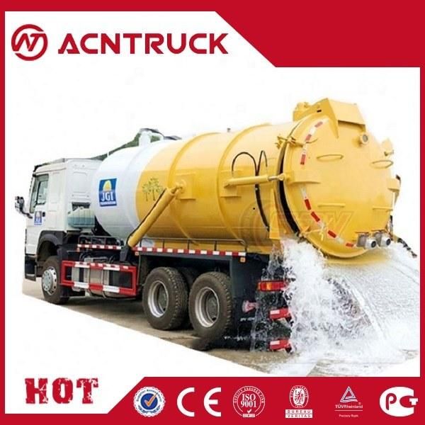 Sinotruk New Diesel 10000L Sewage Suction Truck 20cbm