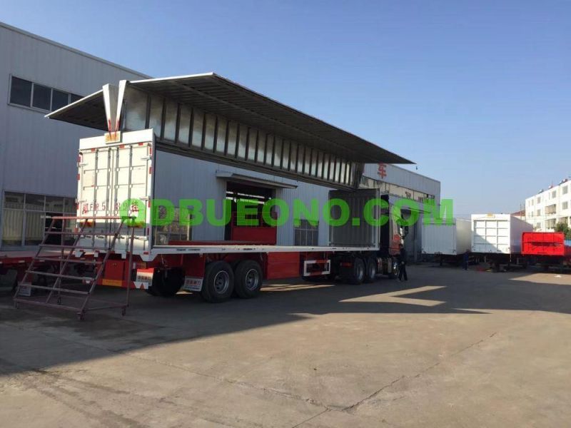 China Hot Sale Customized CKD Exporting Type Aluminum Wing Opening Truck Body